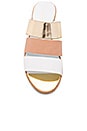 view 4 of 5 SANDALIA RIVI in White & Nude & Light Gold