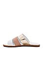 view 5 of 5 SANDALIA RIVI in White & Nude & Light Gold