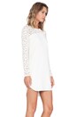 view 2 of 4 Illusion Dress in Ivory