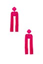 view 1 of 2 Tassel Dupio Earrings in Fuchsia