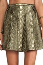view 4 of 7 Belle Skirt in Gold