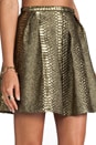 view 5 of 7 Belle Skirt in Gold