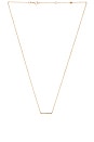 view 2 of 4 Diamond Mini Bar Necklace in Gold