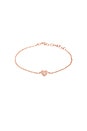 view 1 of 3 Diamond Pave Heart Bracelet in Rose Gold
