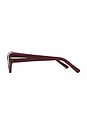 view 3 of 3 Witchcraft Tinted Sunglasses in Burgundy & Olive Lens