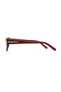 view 3 of 3 Bleach Polarized Sunglasses in Tobacco & Plum Lens