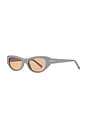 view 2 of 3 Bleach Tinted Sunglasses in Cement & Bronze Lens