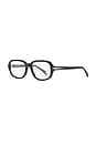 view 2 of 3 Dusk Sunglasses in Gloss Black & Clear Lens