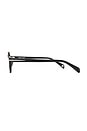 view 3 of 3 Dusk Sunglasses in Gloss Black & Clear Lens