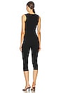 view 3 of 3 Bell Pedal Pusher Jumpsuit in Black