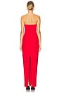 view 3 of 3 Half Moon Evening Dress in Red