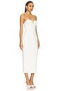 view 2 of 3 Evening Midi Dress in White