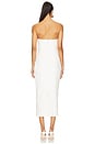 view 3 of 3 Evening Midi Dress in White
