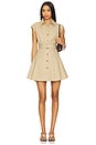 view 1 of 3 Audley Trench Mini Dress in Camel