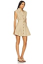 view 2 of 3 Audley Trench Mini Dress in Camel