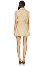 view 3 of 3 Audley Trench Mini Dress in Camel