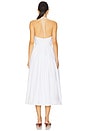 view 3 of 3 Como Poplin Cotton Dress in White