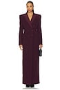 view 1 of 3 Amberly Evening Blazer Dress in Bordeaux