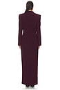 view 3 of 3 Amberly Evening Blazer Dress in Bordeaux
