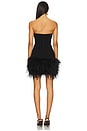 view 3 of 3 Posey Mini Feather Dress in Black