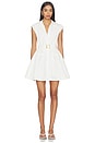 view 1 of 3 Audley Trench Mini Dress in White