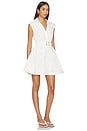 view 2 of 3 Audley Trench Mini Dress in White