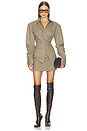 view 6 of 6 Check Mini Skort in Brown Plaid