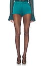view 1 of 6 Satin Hot Pant in Teal
