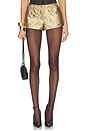view 1 of 6 Mini Shorts in Gold