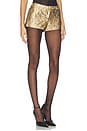 view 2 of 6 Mini Shorts in Gold