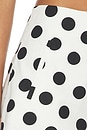view 6 of 6 Celeste Shorts in Black & White Polka Dot