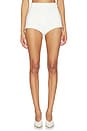 view 1 of 6 Crepe Hot Pants in White