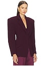 view 3 of 5 Bea Blazer in Bordeaux