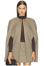 view 1 of 5 Argyle Cape in Brown Plaid