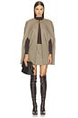 view 5 of 5 Argyle Cape in Brown Plaid