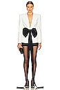 view 1 of 4 Sloan Blazer With Detachable Bow in White