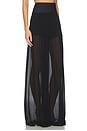 view 2 of 6 Tuxedo Palazzo Pants in Black