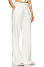 view 2 of 4 Pin Tuck Palazzo Pant in White
