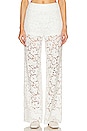 view 1 of 4 London Lace Flared Pant in White