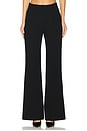 view 1 of 6 Pin Tuck Palazzo Pant in Black