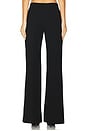 view 4 of 6 Pin Tuck Palazzo Pant in Black