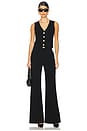 view 5 of 6 Pin Tuck Palazzo Pant in Black