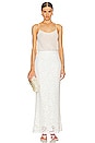 view 4 of 4 Florence Maxi Skirt in White