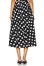 view 4 of 6 Midi Skirt in Polka Dot