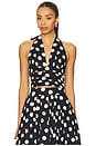 view 1 of 4 Carlo Halter Top in Polka Dot