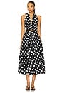 view 4 of 4 Carlo Halter Top in Polka Dot
