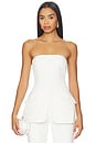 view 1 of 4 Marais Button Top in White