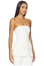 view 2 of 4 Marais Button Top in White