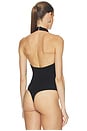 view 4 of 5 Cross Bamboo Bodysuit in Black