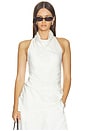view 1 of 4 Aegean Cowl Top in White